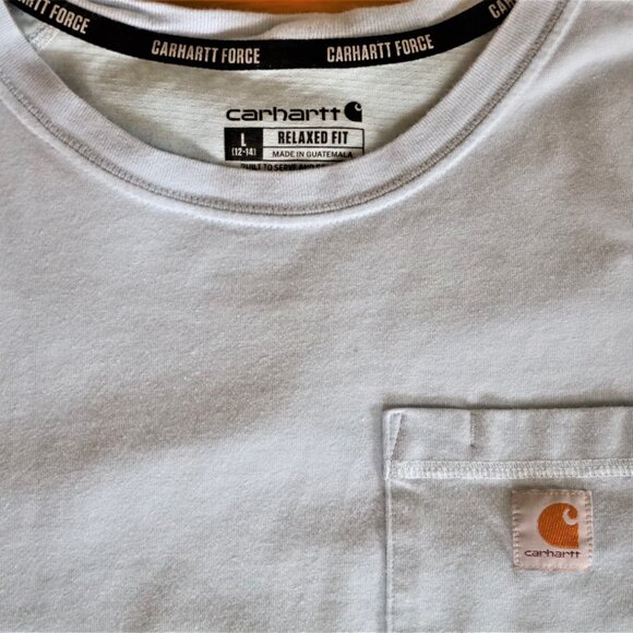 Carhartt Womens Size Large Light Blue Force Tee - Picture 2 of 3